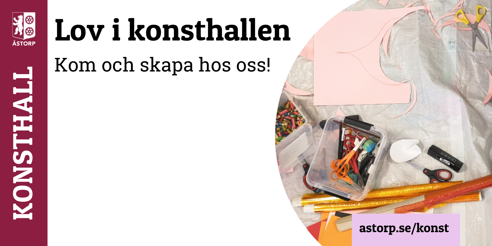 Bild till evenamnget Lov i konsthallen