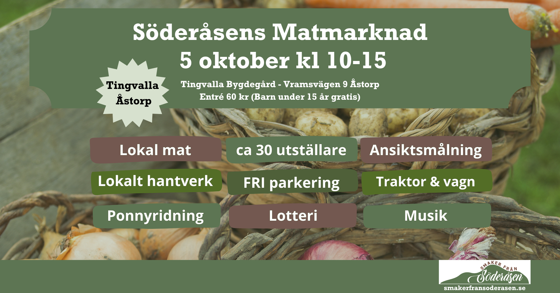 Bild till evenamnget Söderåsens matmarknad