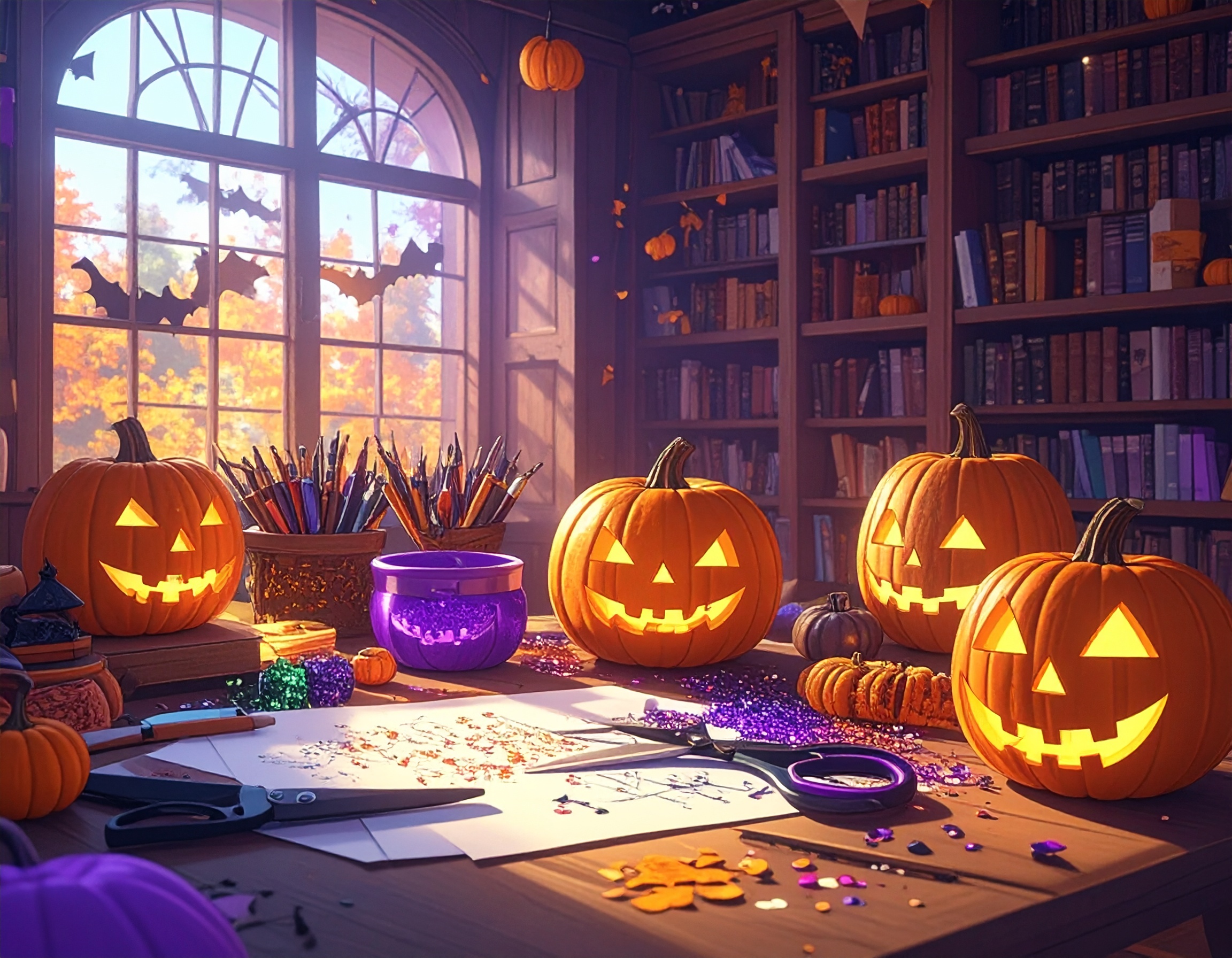 Bild till evenamnget Halloweenpyssel