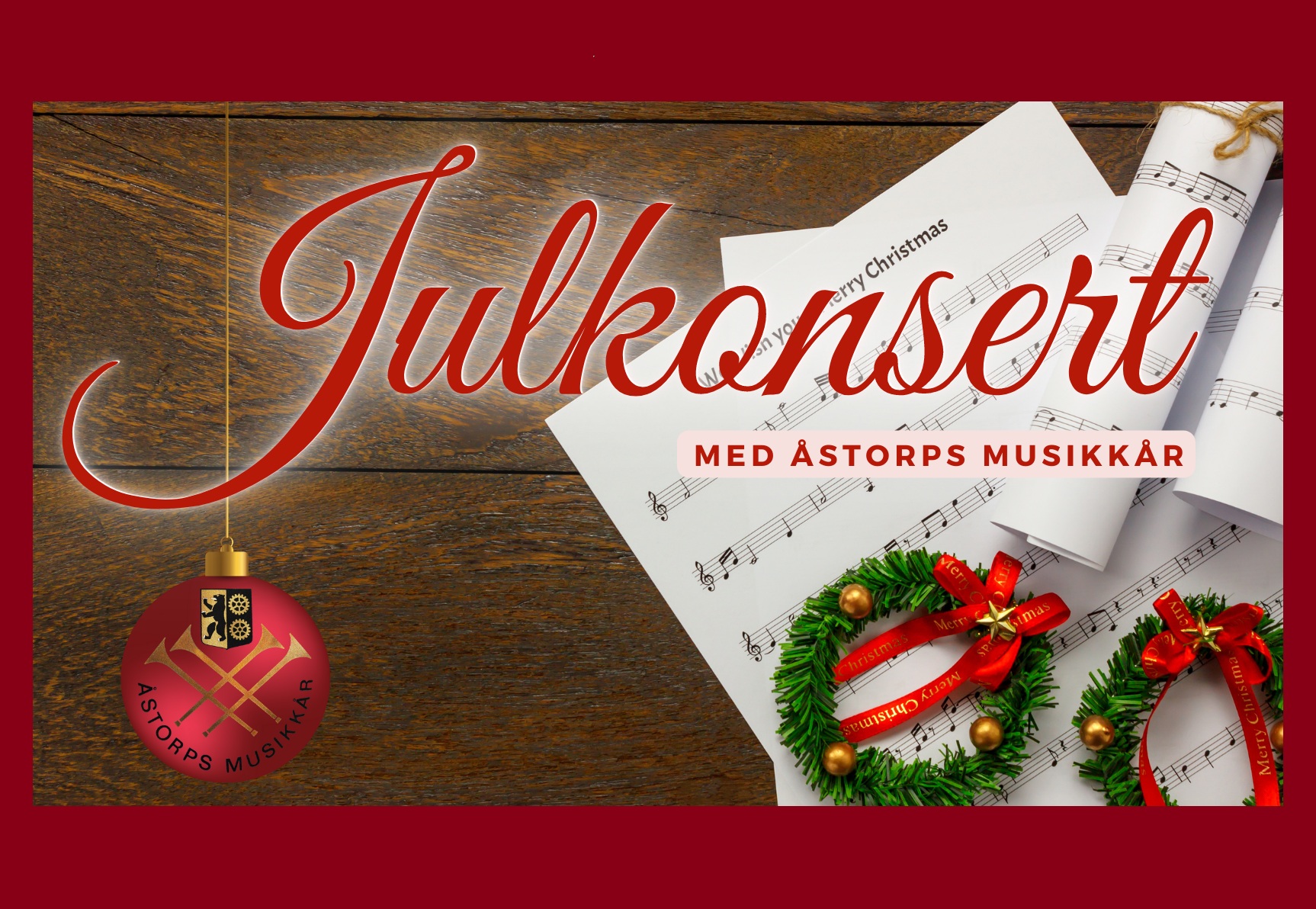 Bild till evenamnget Julkonsert med Åstorps Musikkår
